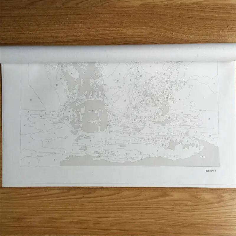 Набор для рисования по номерам на холсте Цветы без рамки 40 х50 см | Дом и сад