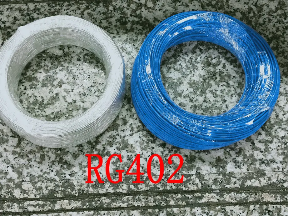 

10M RF Coax Cable semi-rigid flexible 0.141" RG402 RF Coaxial