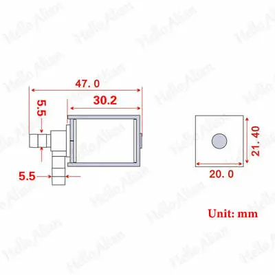Электромагнитный клапан Micro Mini нормально закрытый для воды 6 в 12 В 24 постоянного