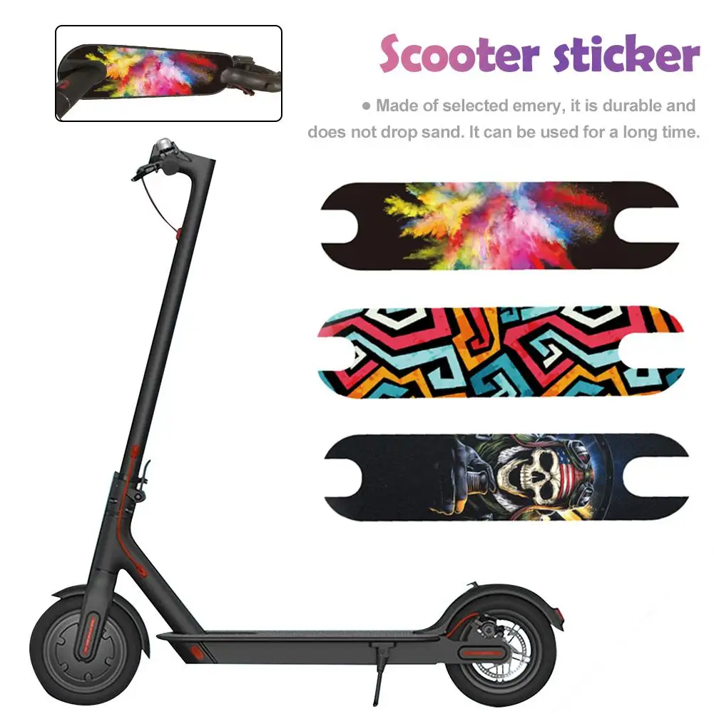 Педалями подножка лента Наждачная StickerElectric скейтборд защитные скейт наклейки
