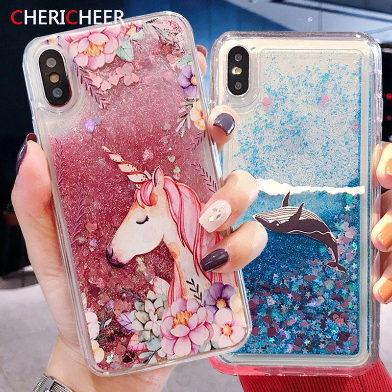 Чехол с жидкостью для iPhone 11 Pro X XR XS Max 12 mini чехол 5 S 5S 5SE SE 2020 блестящий 6 7 8 Plus|Бамперы|