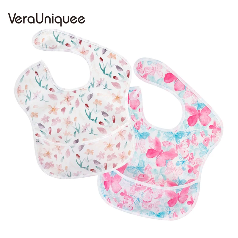 2 шт. водонепроницаемые нагрудники для младенцев с мультяшным принтом| |