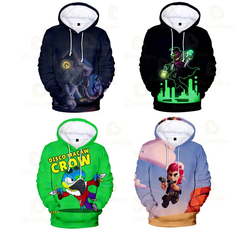 

3 To 14 Years Kids Boys Girls 3D MAX NITA Game Star Cartoon Heroes Hoodie Cartoon Shooting Hoodie Kids Birthday Gift