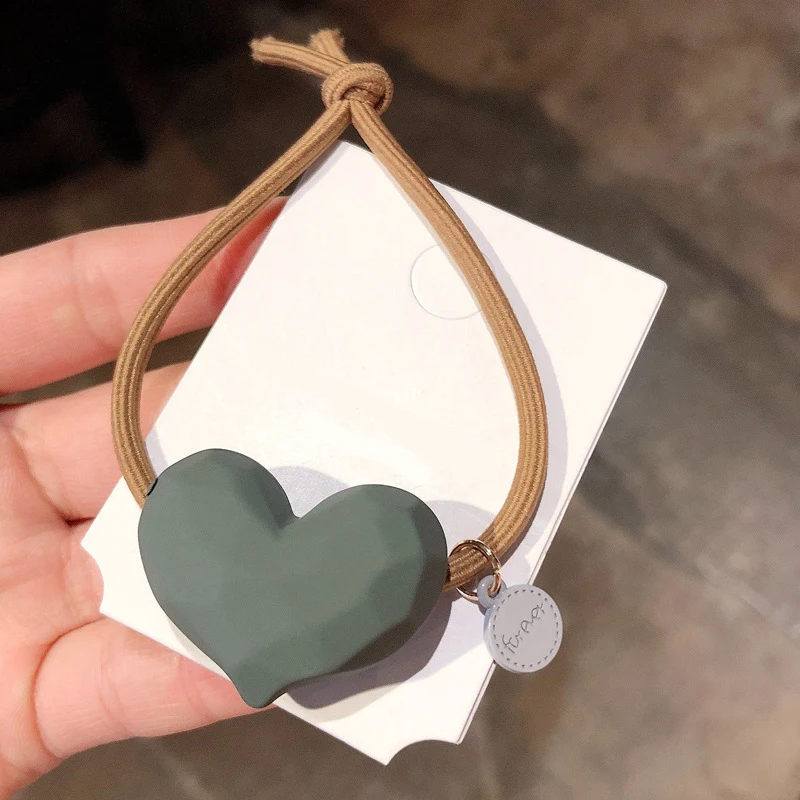 Новые резинки для волос женщин и девочек милые эластичные матовые аксессуары в