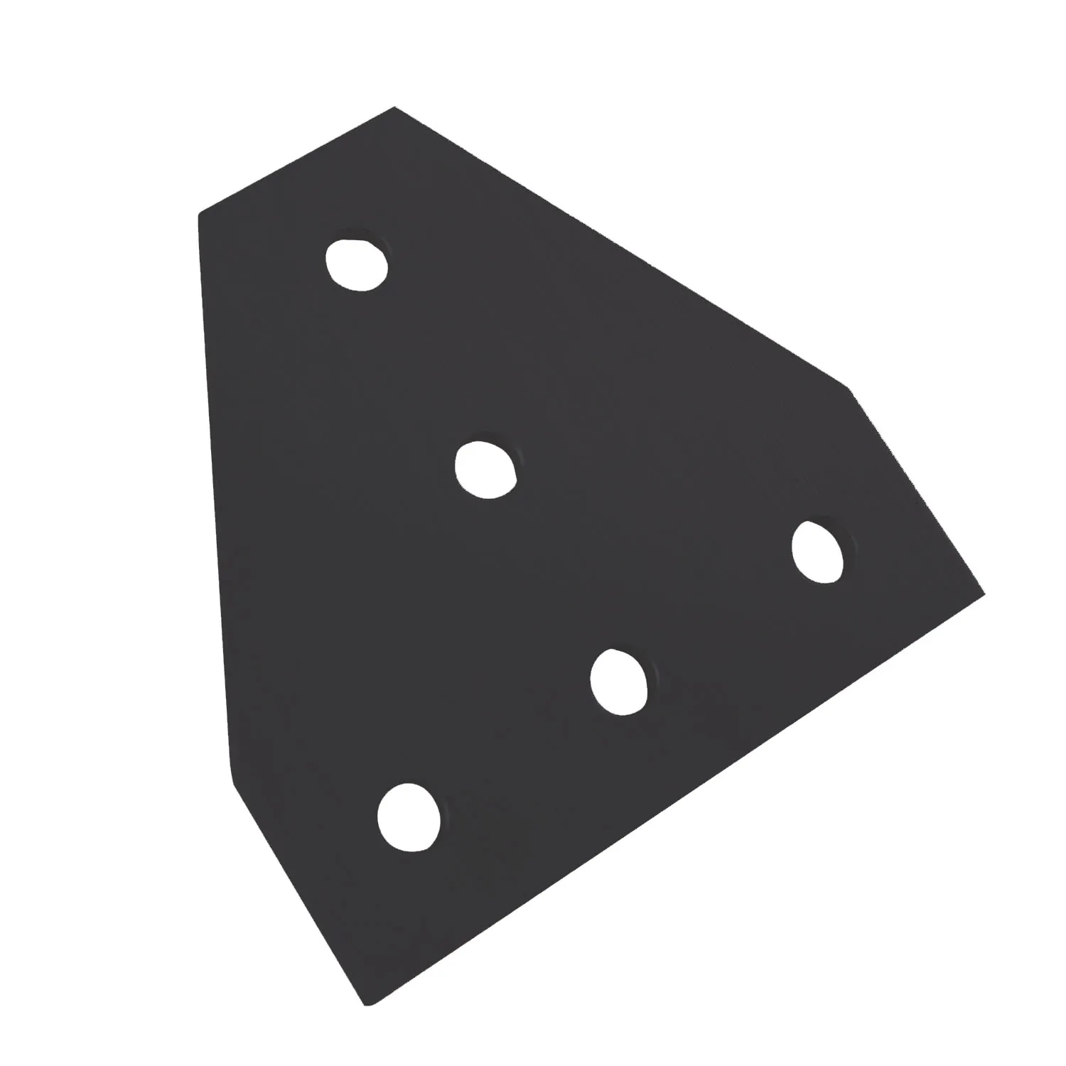 10 шт. Т-образные алюминиевые профили для 3D-принтера 5 отверстий 120x120x6 мм |