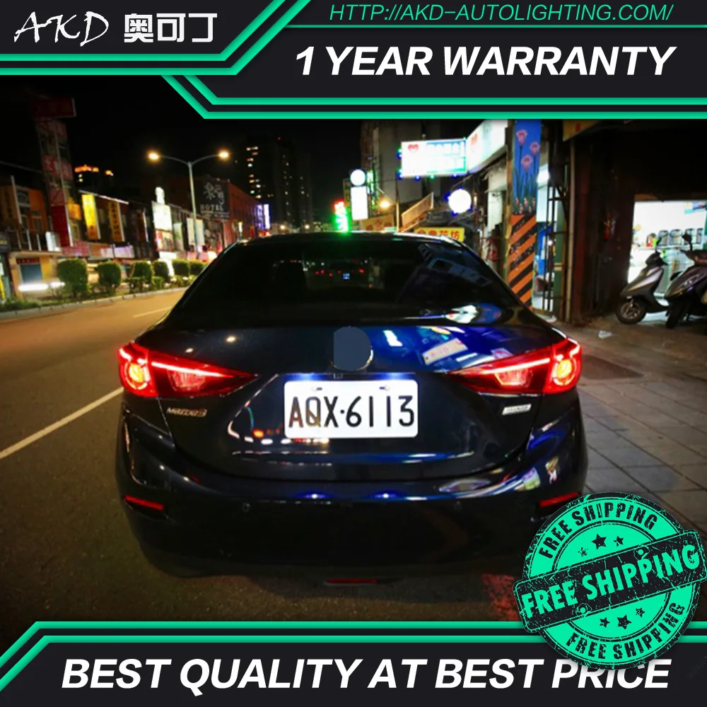 АКД автомобильного тюнинга задних фонарей задние фонари для Mazda 3 Axela Гибридный