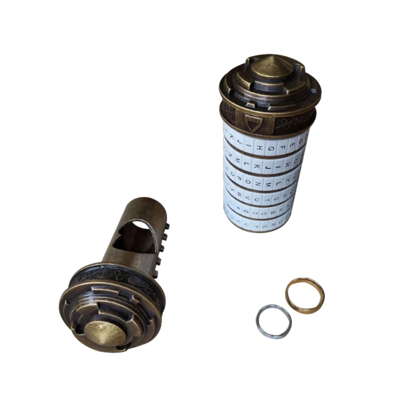 Да Винчи кодовый замок игрушки металлические замки криптекс в стиле ретро