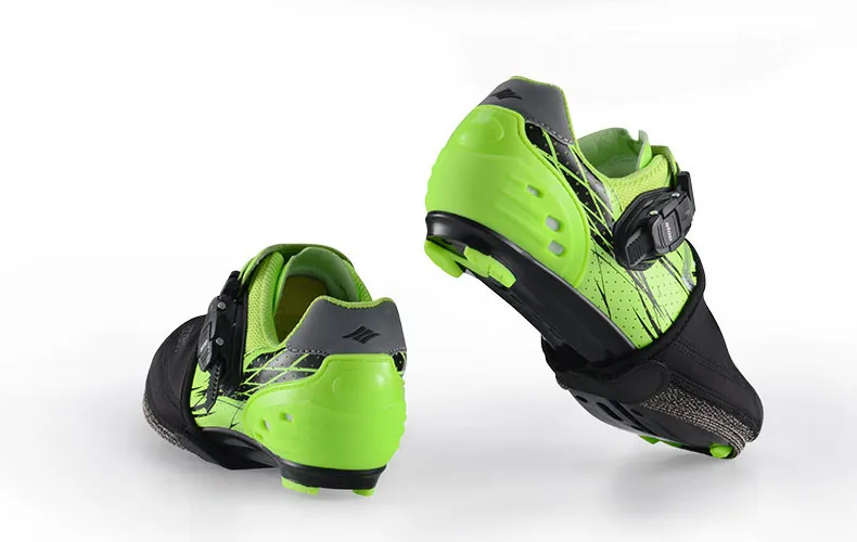 ROCKBROS Fahrradschuhüberzug für den Winter, winddicht, abriebfest, warm halten, halber Überschuhe, MTB, Rennrad, Überschuhe – Detail 12
