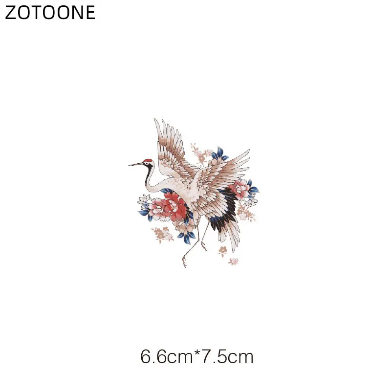 ZOTOONE в винтажном стиле кран патчи для одежды гладить на передачи тепла аппликация