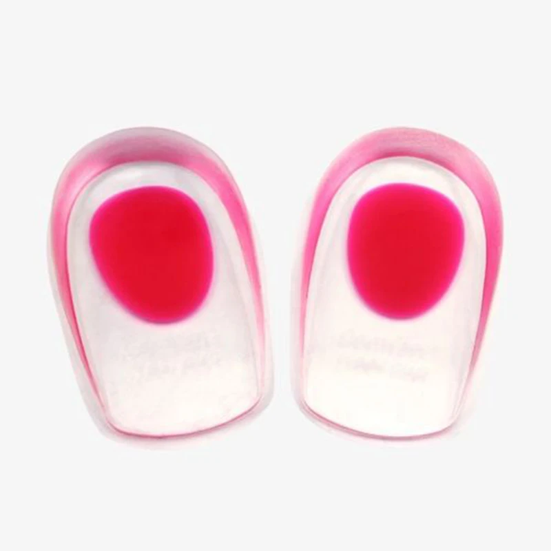 

1 Pair Shoe Heel Support Pad Cup Gel Silicone Soft Cushion Orthotic Insole Plantar Care Unisex Increase Insoles