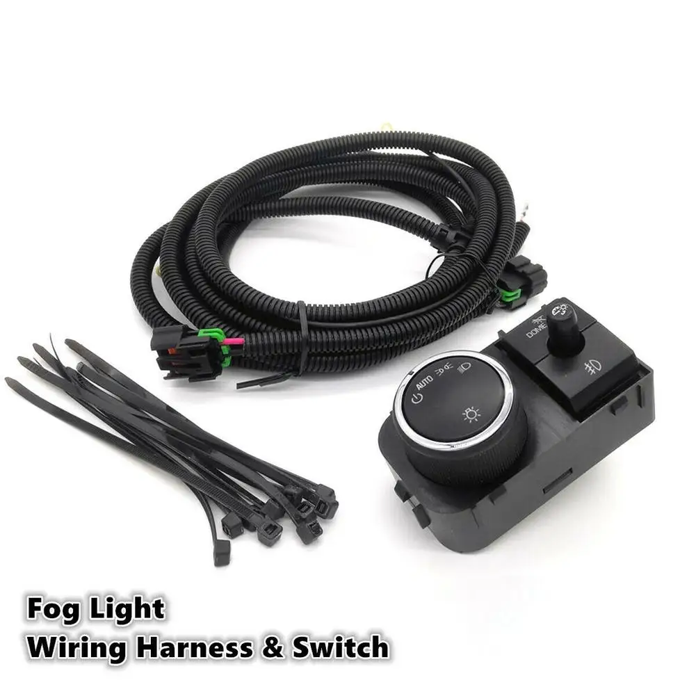 

Car Fog Light Wiring Harness And Switch Automotive Car Lighting Wire Accessories Fit For Chevy Silverado 07-14 25858705