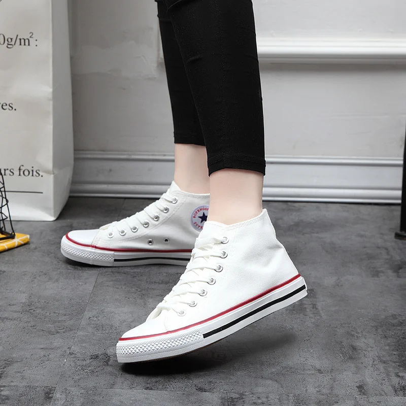 Кеды мужские на платформе Вулканизированная плоская подошва высокие берцы