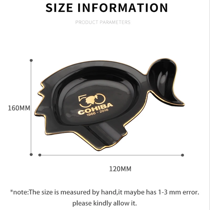Гаджеты для сигар COHIBA керамическая пепельница домашняя одинарный держатель