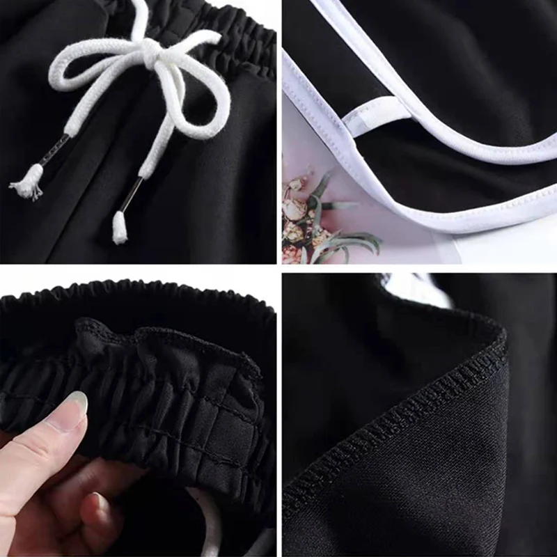 

2021 Women's Shorts Summer Casual Sports Sweatpants Beach Short Pants Female Elastic Waist Slim Shorts Body Fitness Gym