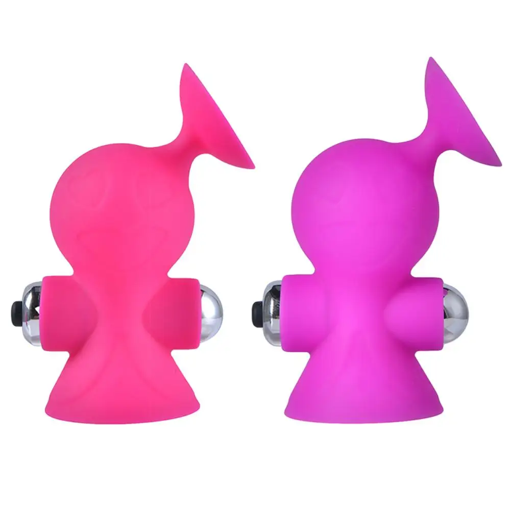 Для взрослых женщин соски присоски вибратор силиконовые груди массажер для