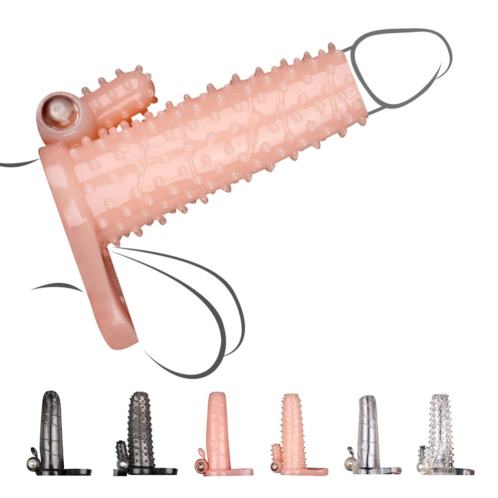 Насадка На пенис для мужчин вибрационное кольцо на многоразовые презервативы