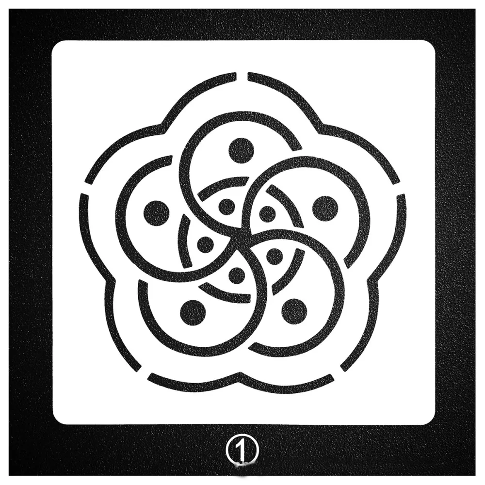 Набор трафаретов с мандалой для рисования творчества разные стили|Хранение