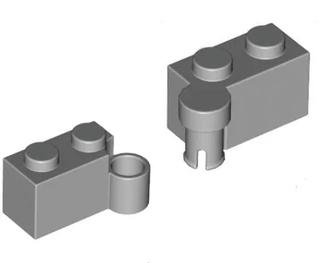 

Small particle scene building block MOC parts accessories decoration props 3831 hinge brick 1x4 lower 3830 hinge brick 1x4 upper