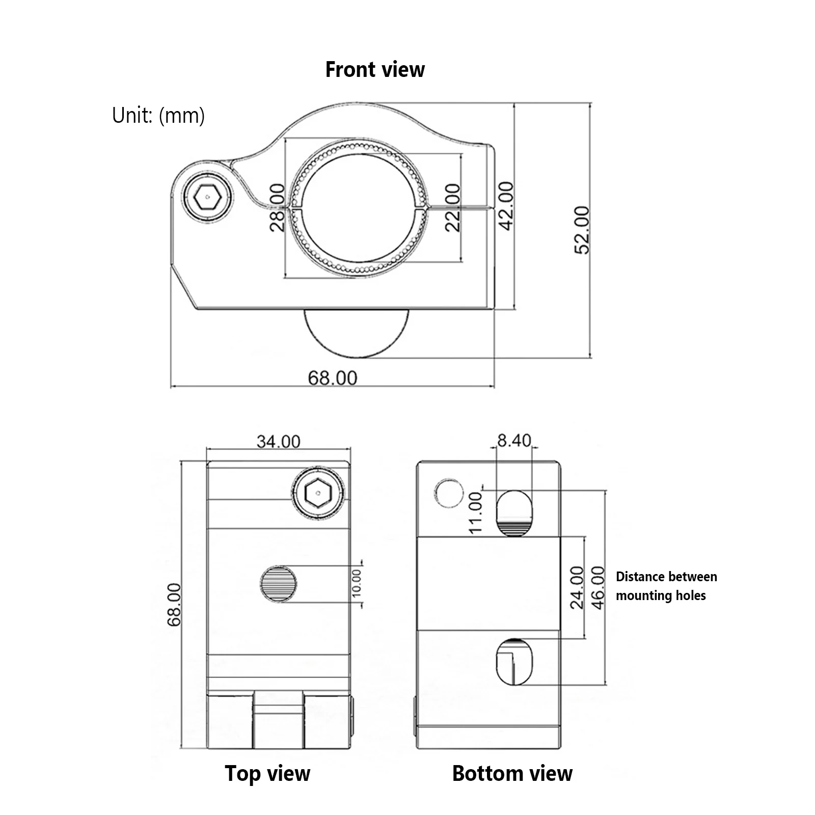 

Artudatech New Aluminum 22mm 28mm Handle Bar Risers For Motorbike Motorcycle ATV Quad Motorcycle Accessories Parts