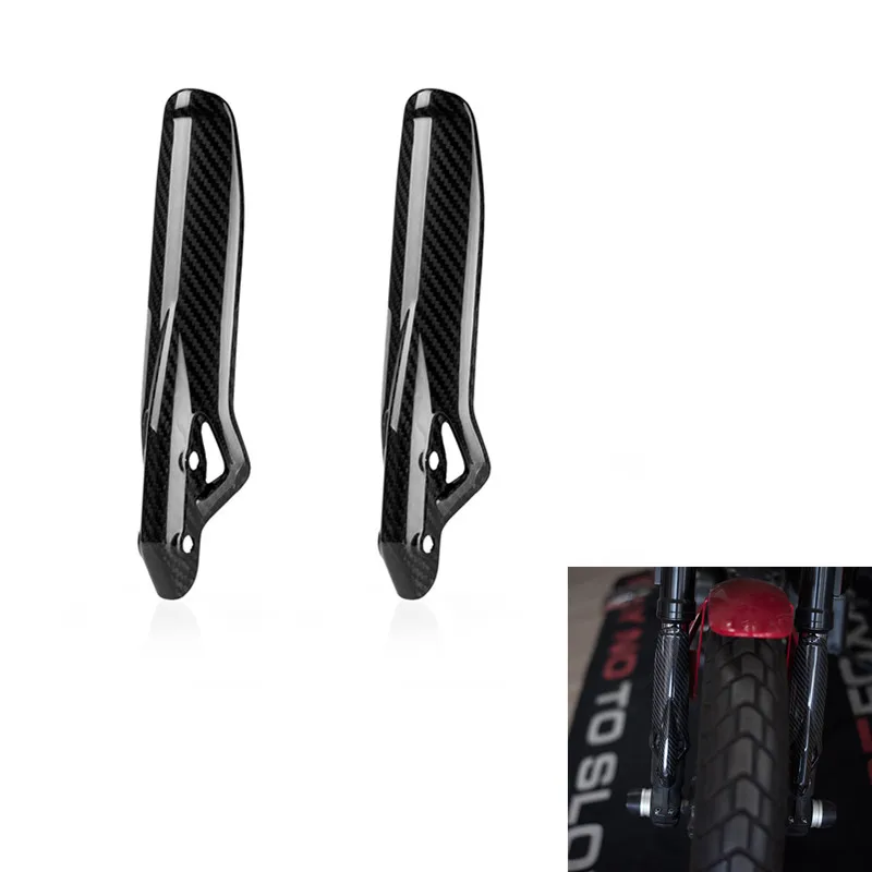 Новинка для DUCATI Scrambler Cafe Racer мотоцикл из углеродного волокна передняя вилка