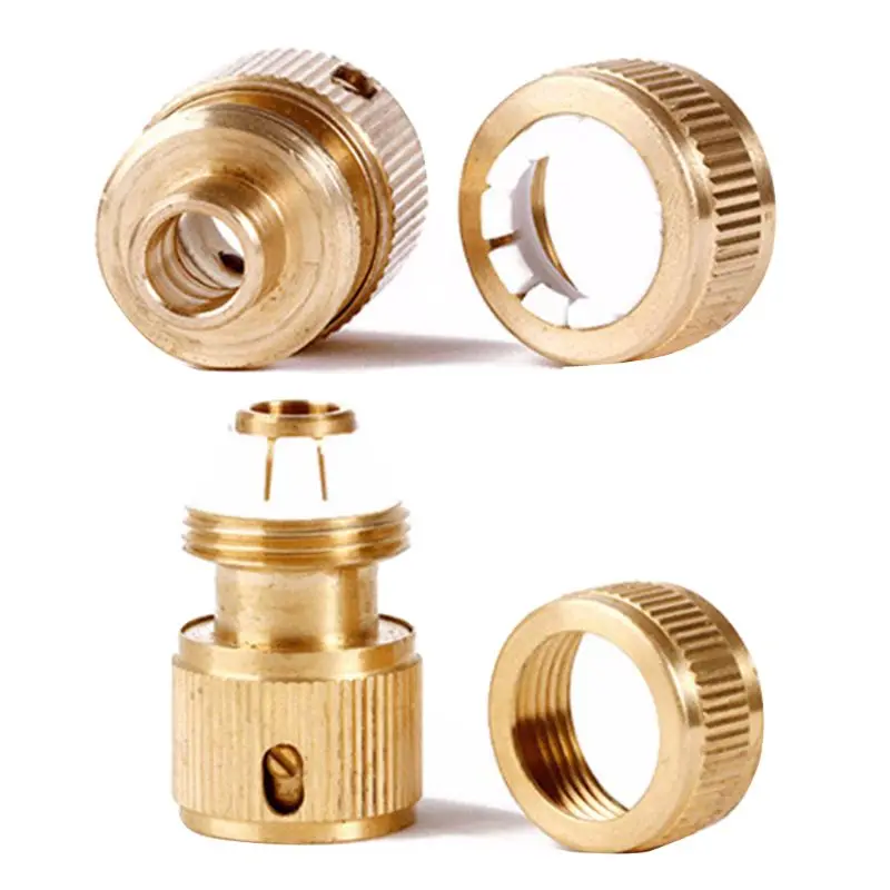 3/4 дюйм наружная резьба Быстрый разъем Медь садовый водный кран соединительной