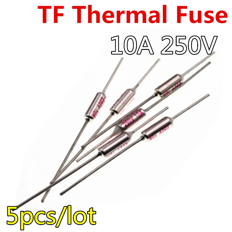 TF Термопредохранитель RY 10A 250V Температура 65C 85C 100C 105C 120 130 152C 165C 172C 185C 192C 200C 240C 250C для