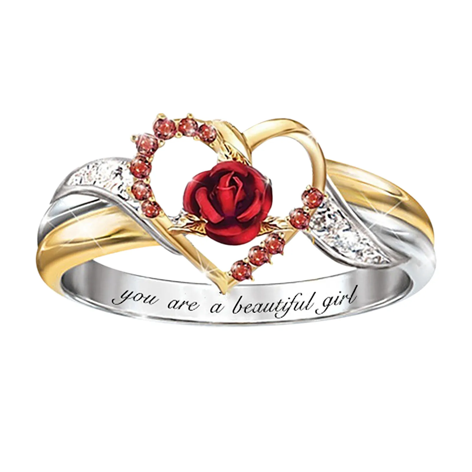 Персонализированные модные цветы кольца Забавные женские домашние тапочки в