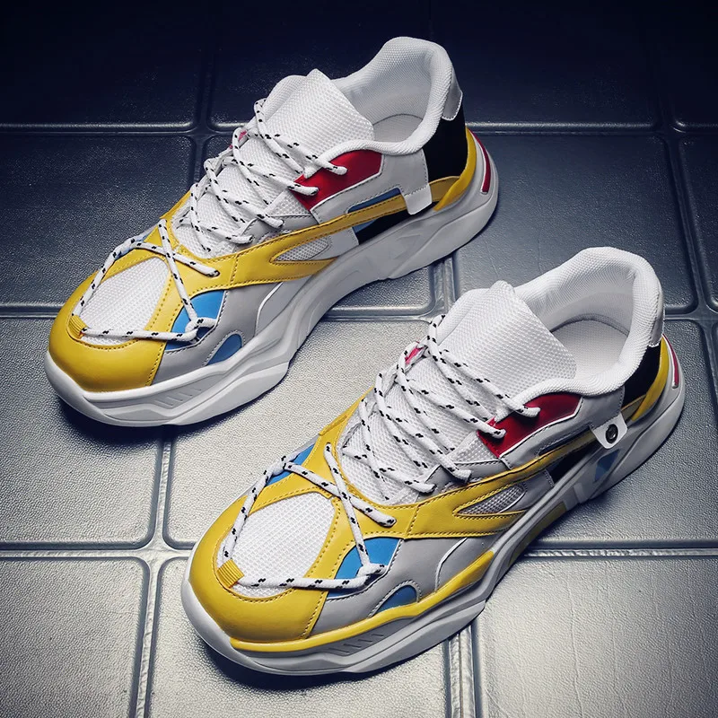 Мужские кроссовки Мужская Повседневная дышащая обувь дизайнерские массажные