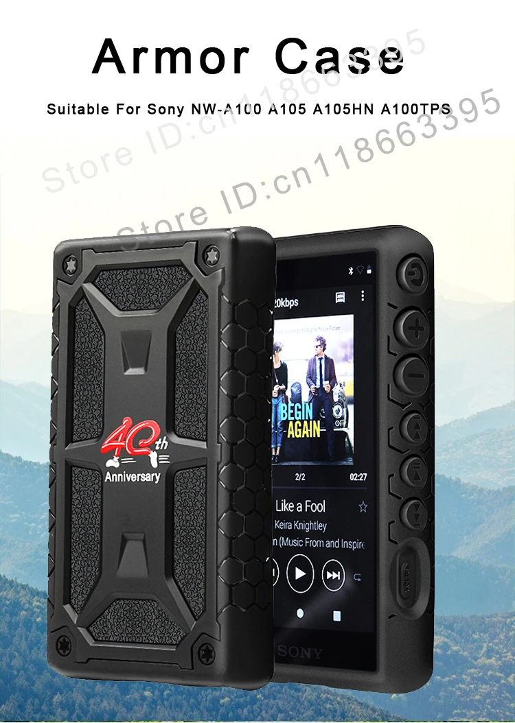 Прочный противоударный чехол для SONY Walkman NW A100 A105 A106HN A100TPS|Бамперы| |