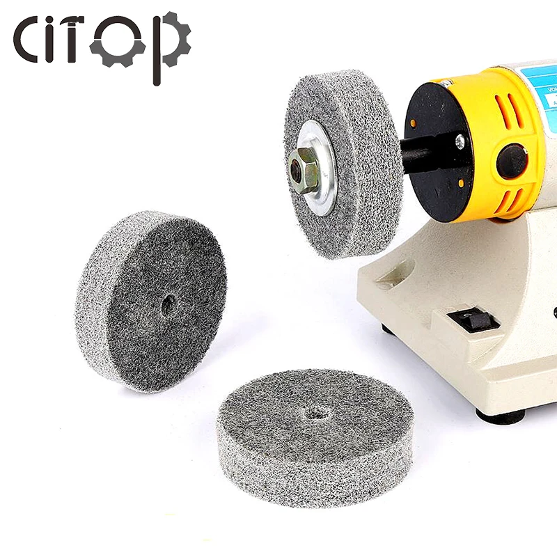 Citop 1/5 шт. 75*20*10 мм нетканый полировальный круг плотность 7P зернистость P180 для