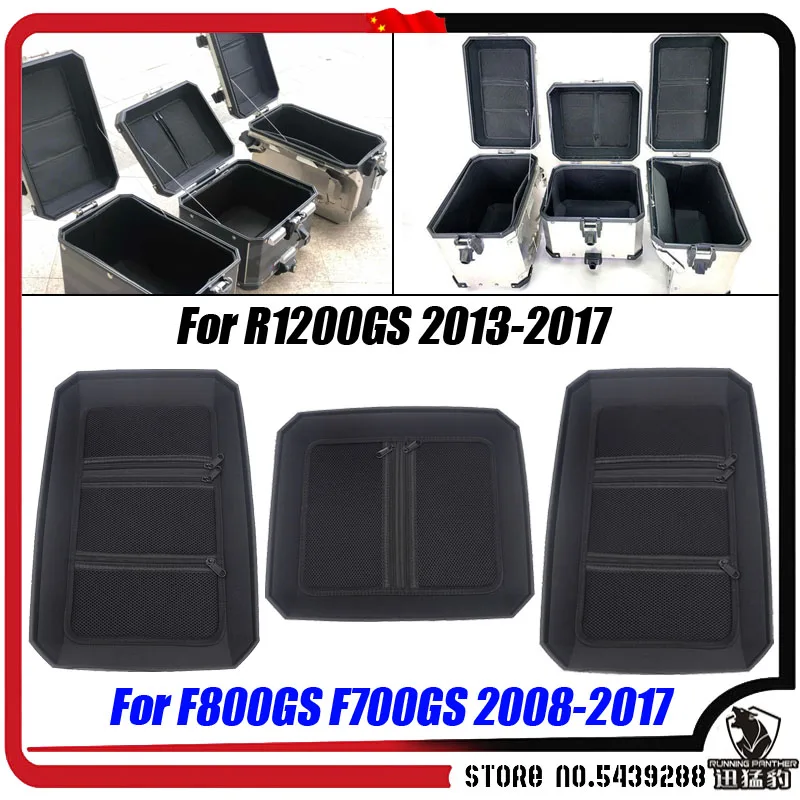 

Rear Luggage Box Inner Container Tail Case Trunk Side Saddlebag Inner Bag + Top cover Inner Bag For BMW R1200GS LC/ADV 2013-2017