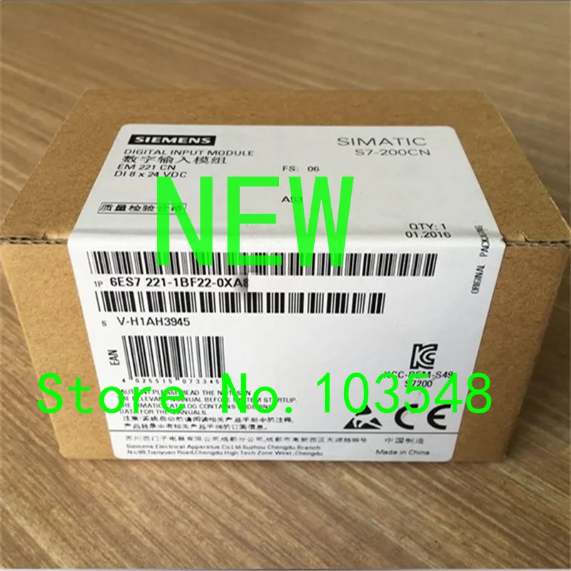 

1PC 6ES7221-1BF22-0XA0 6ES7221-1BF22-0XA0 Brand new and Original
