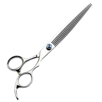 8 inch japanese stainless steel 440c salon pet hairdresser hairdressing haircut shears dog grooming thinner scissors
