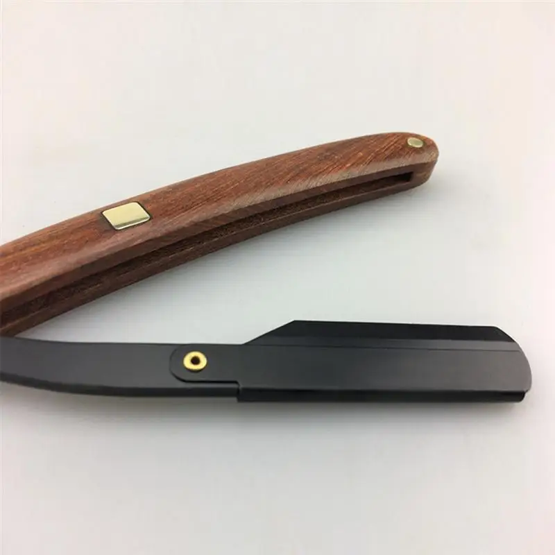 Стальные бритвы с прямой кромкой для парикмахеров ручное бритье складная