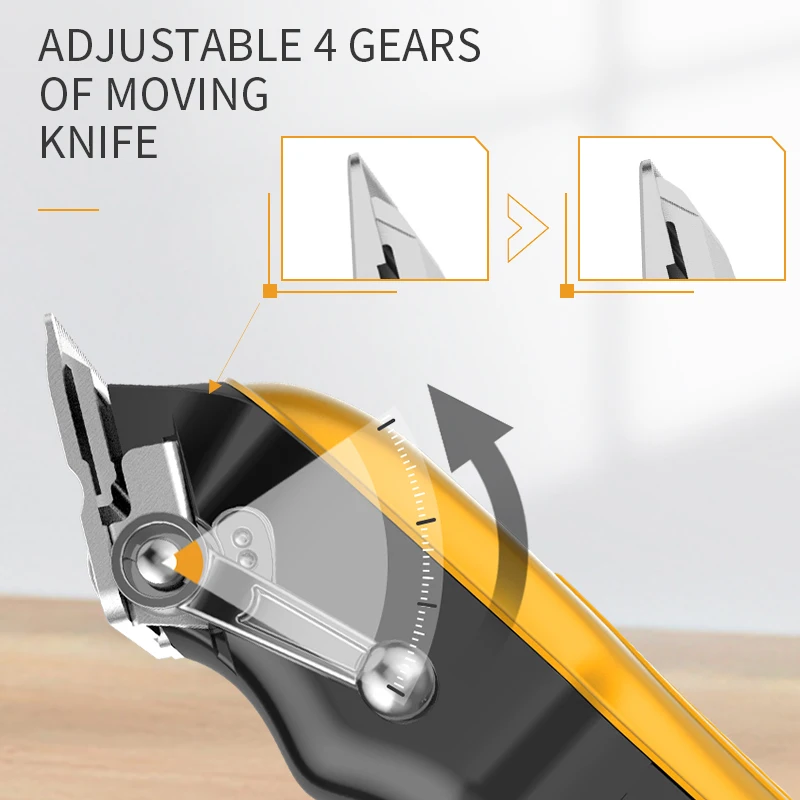 Машинка для стрижки волос аккумуляторная 10 Вт металлическая | Бытовая техника
