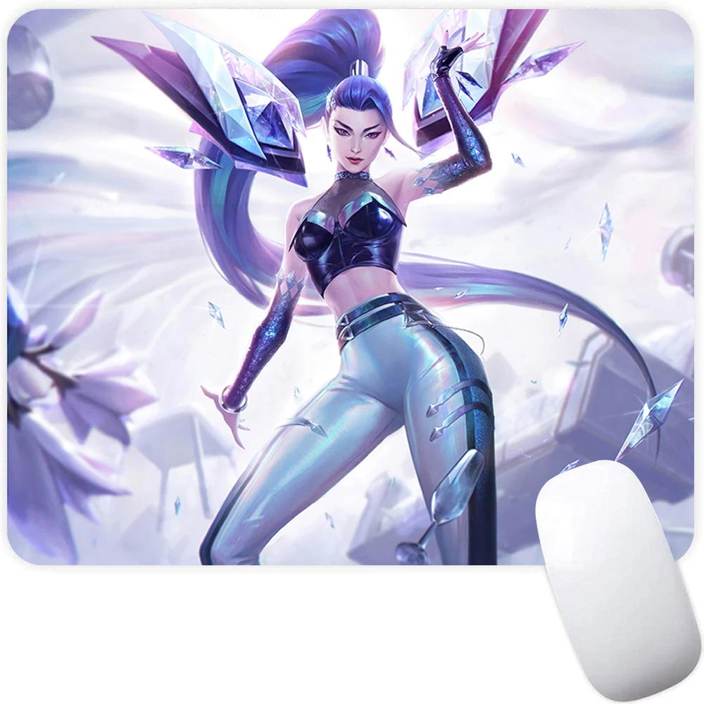 

Игровой коврик для мыши League of Legends Kaisa, маленький компьютерный офисный коврик для мыши, для геймеров, для ноутбука