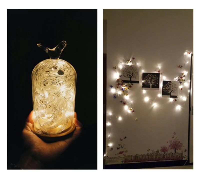 

6m 40 LEDs LED Fairy Lights Battery Operated Copper Wire Starry Fairy Lights for Bedroom,Christmas,Parties,Wedding,Centerpiece