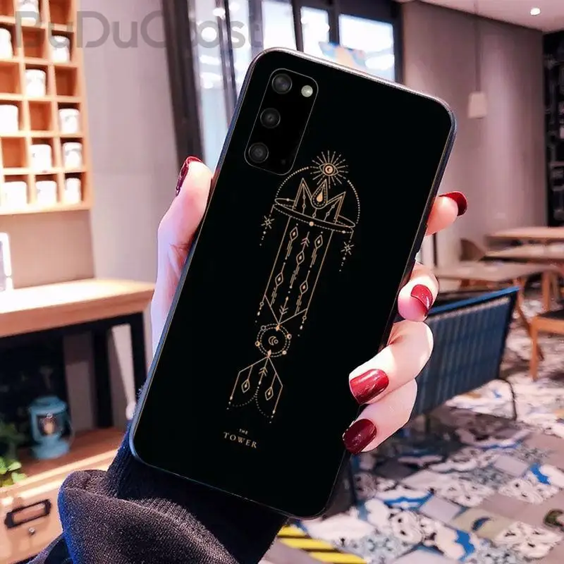 

Mysterious tarot card pattern Phone Case for Samsung S20 plus Ultra S6 S7 edge S8 S9 plus S10-5G lite 2020 S10E