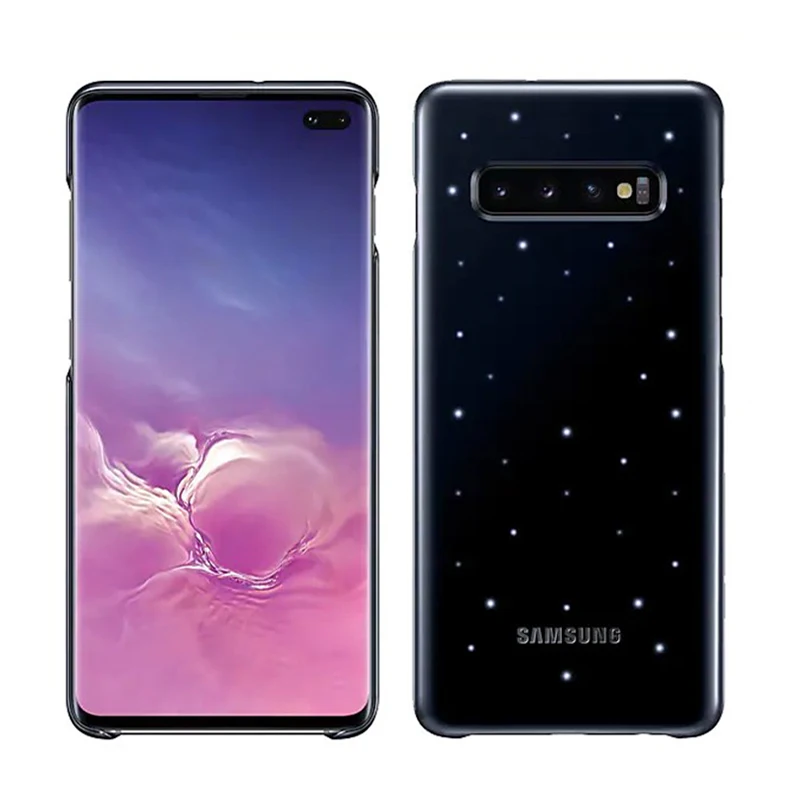 SAMSUNG Original Intelligent LED Phone Case for Samsung GALAXY S10E S10X S10 Plus S10Plus SM-G9700 G9730 Hard Phone Cover