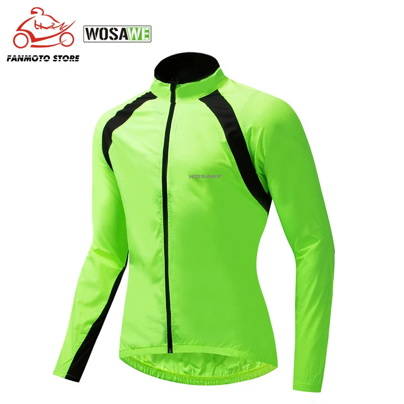 Мотоциклетные Куртки WOSAWE велосипедный водоотталкивающий дождевик для