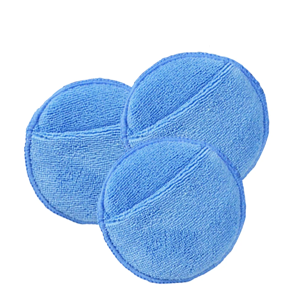 Полировальная подушка из микрофибры синяя полировальная губка 5 дюймов