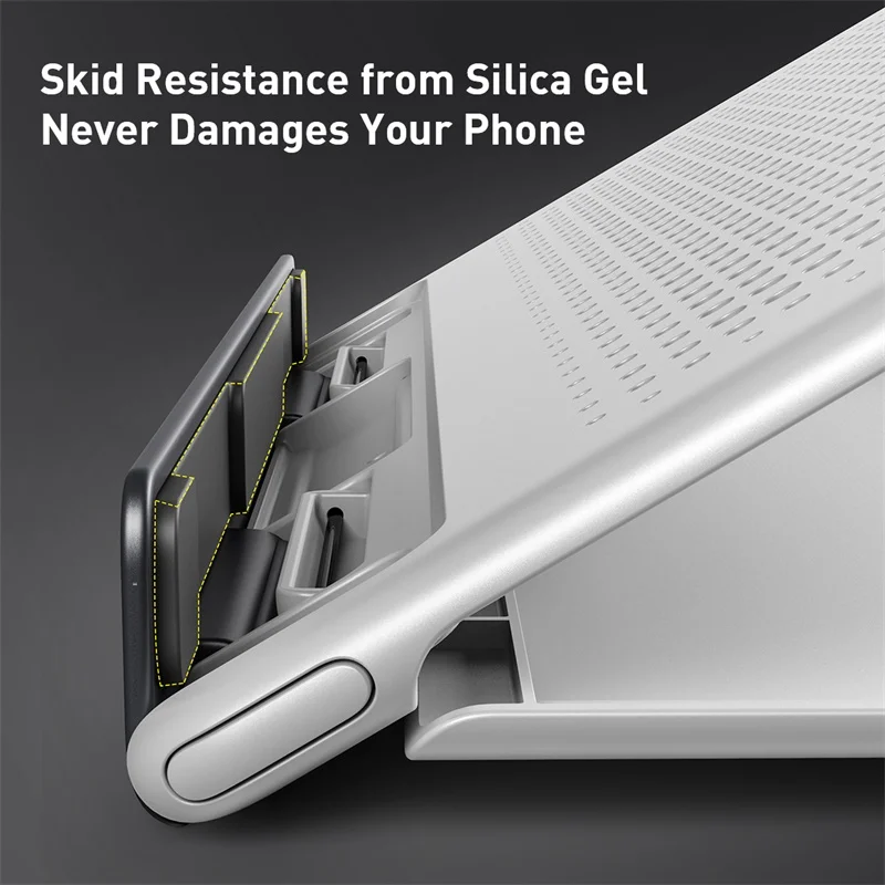 Baseus сетчатая Портативная подставка для ноутбука Macbook pro Складная вертикальная