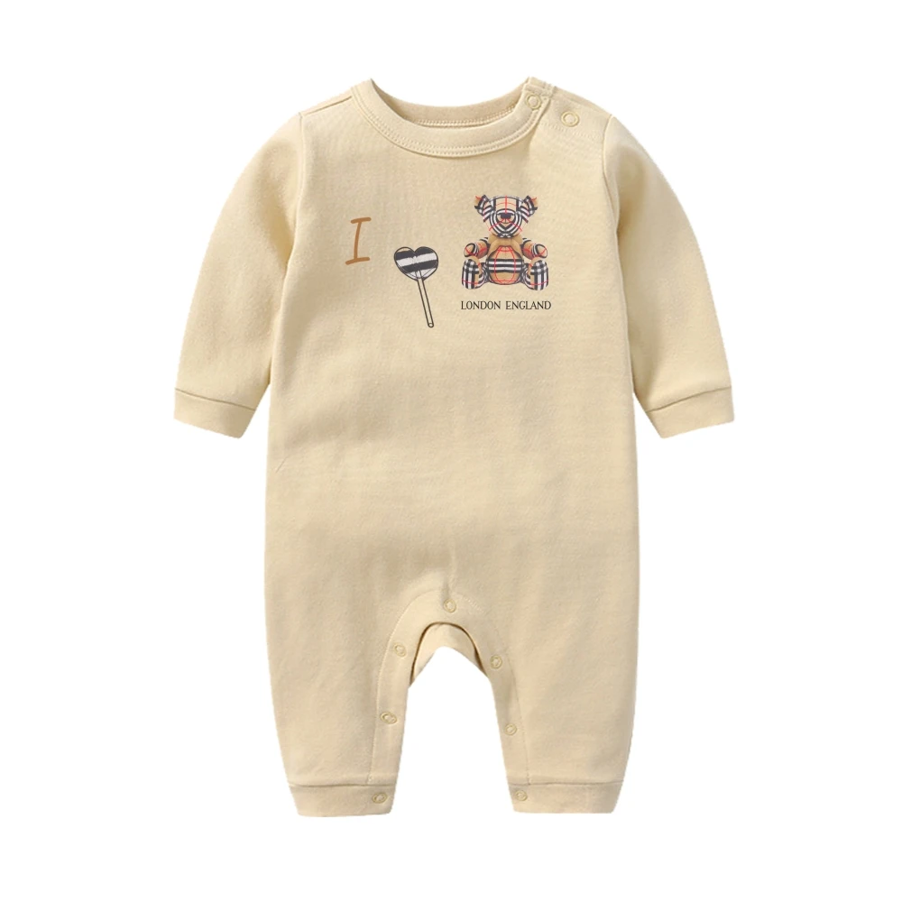 Комбинезон для новорожденных хлопковый с длинным рукавом девочка onesies | Мать и