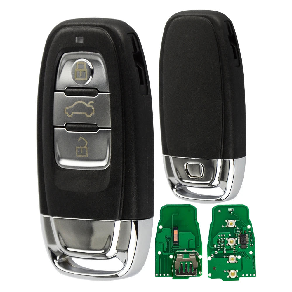 OkeyTech 3 Buttons With 315/433/868Mhz Car Remote Key For Audi A4 S4 A5 S5 Q5 8T0959754 C 8K0959754 G D/H J | Автомобили и
