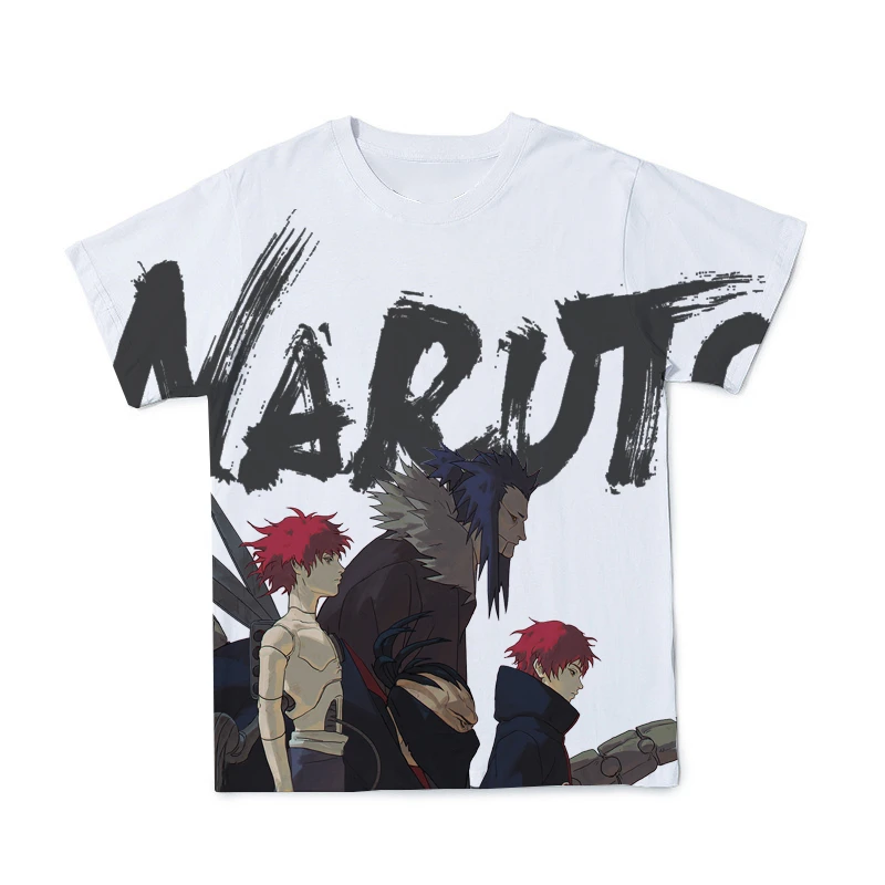 

Naruto Men And Women Oversized T-Shirt 3D Printing Fashion Short Sleeve Comfortable Breathable Hip-Hop Style 110-6XL