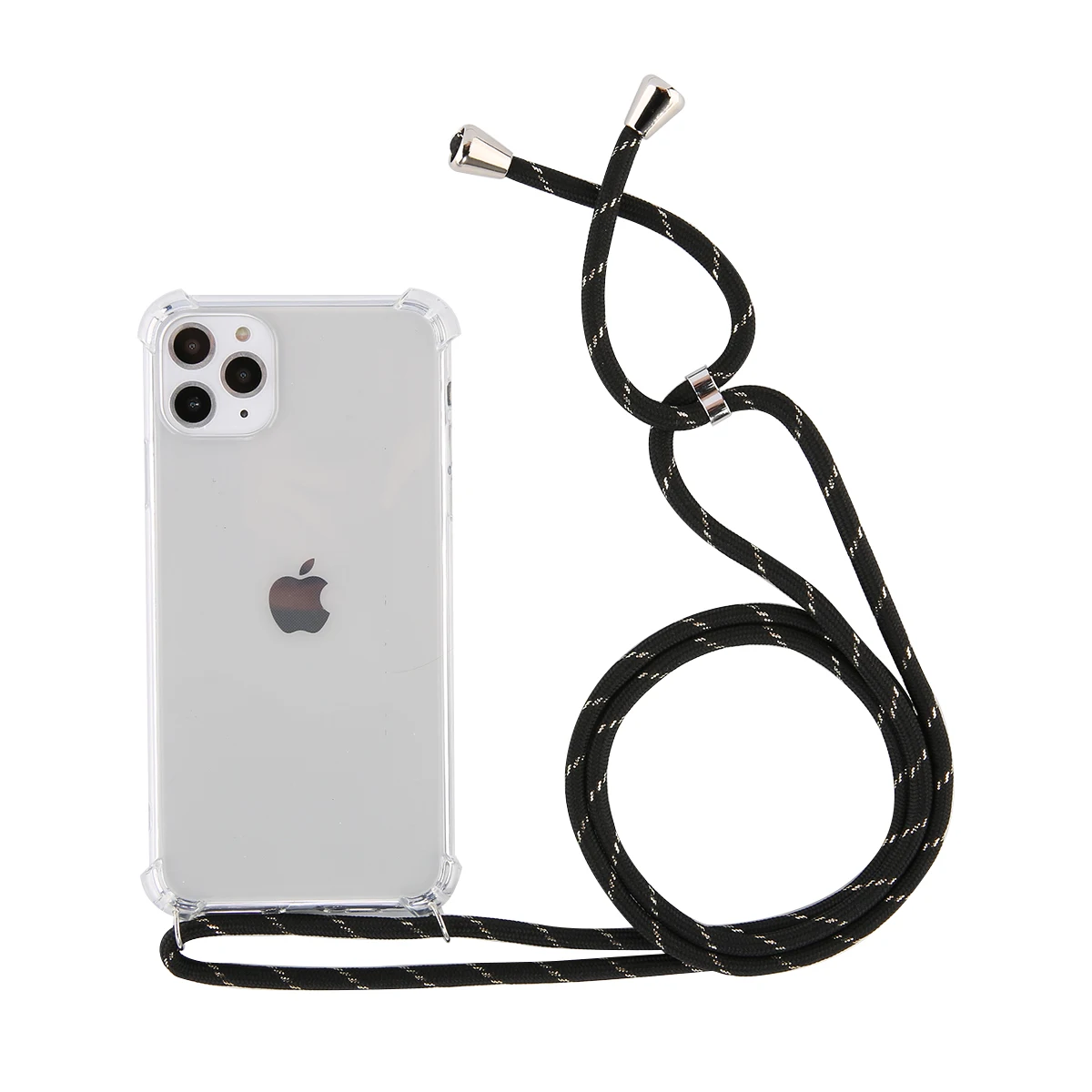 BBG Moskado ремешок шнур цепь Прозрачный чехол для телефона для iPhone 11 Pro X XR XS Max 7 8 6 6s Plus 5 5S SE переноска ожерелье ремешок задняя крышка - Цвет: BBG