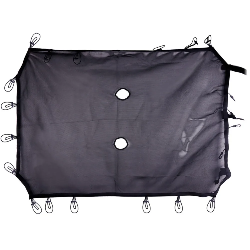Mesh Sunshade Fit for Jeep 2007- Jeep Wrangler JK JKU Jeep JK Front Shade Plain Protection Heat Shield Windshield Visor
