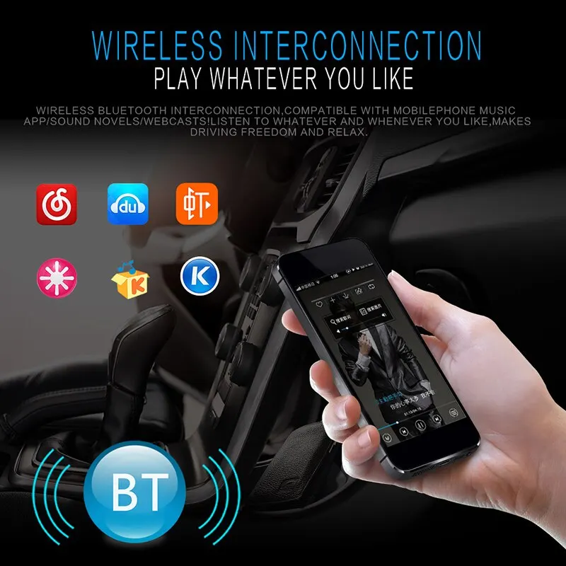 Автомобильный мультимедийный плеер 12 В в 1 Bluetooth Авторадио MP3 музыкальный стерео