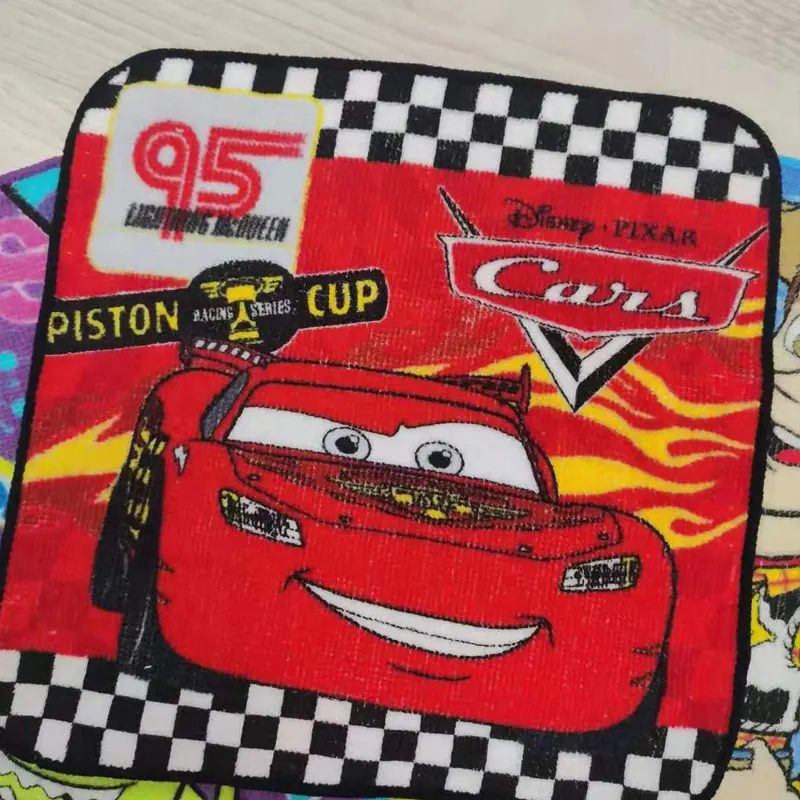 

Disney Cartoon Towel Cars Toy Story Baby Boy Girl Wash Face Hand Adult Square Towel Handkerchief 20x20cm