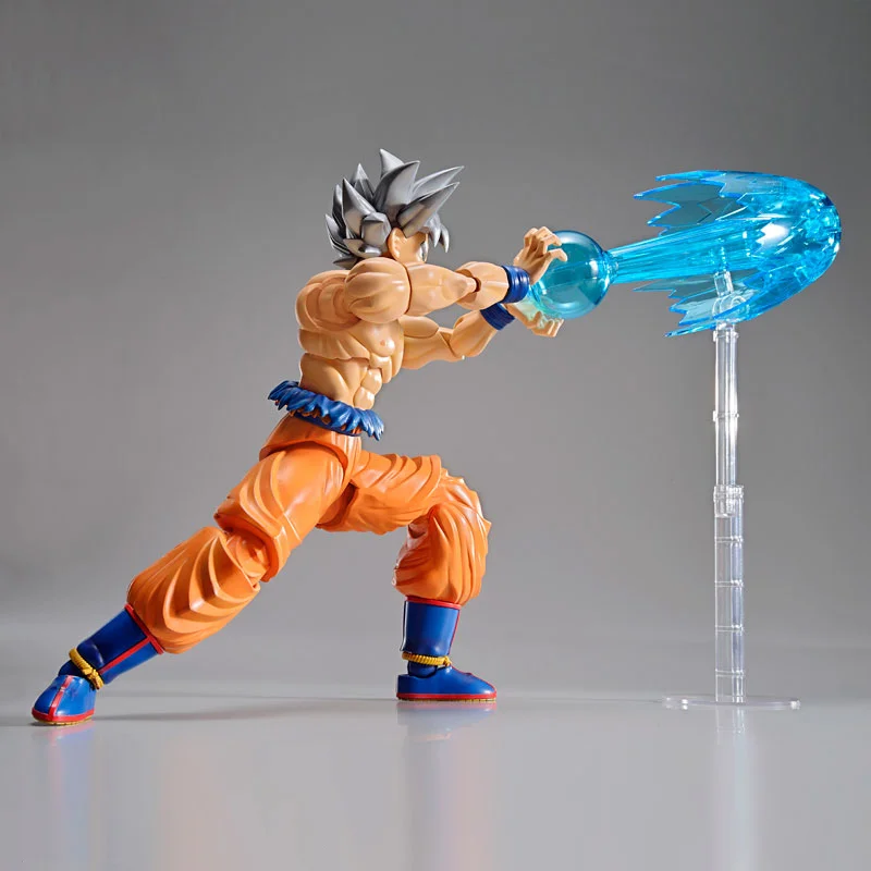 

Bandai Puzzle Assembly Anime Dragon Ball Super Figure-rise Silver Hair Son Goku Migatte No Gokui Assembly Model Birthday Gift